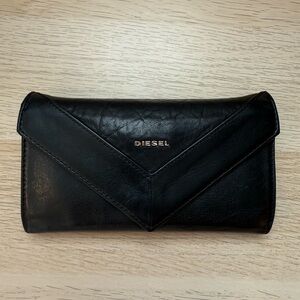 Diesel Black Leather Women's Wallet